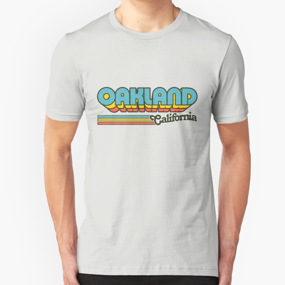 Oakland, CA | City Stripes Slim Fit T-Shirt