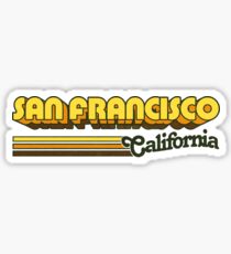 San Francisco, CA | City Stripes Sticker