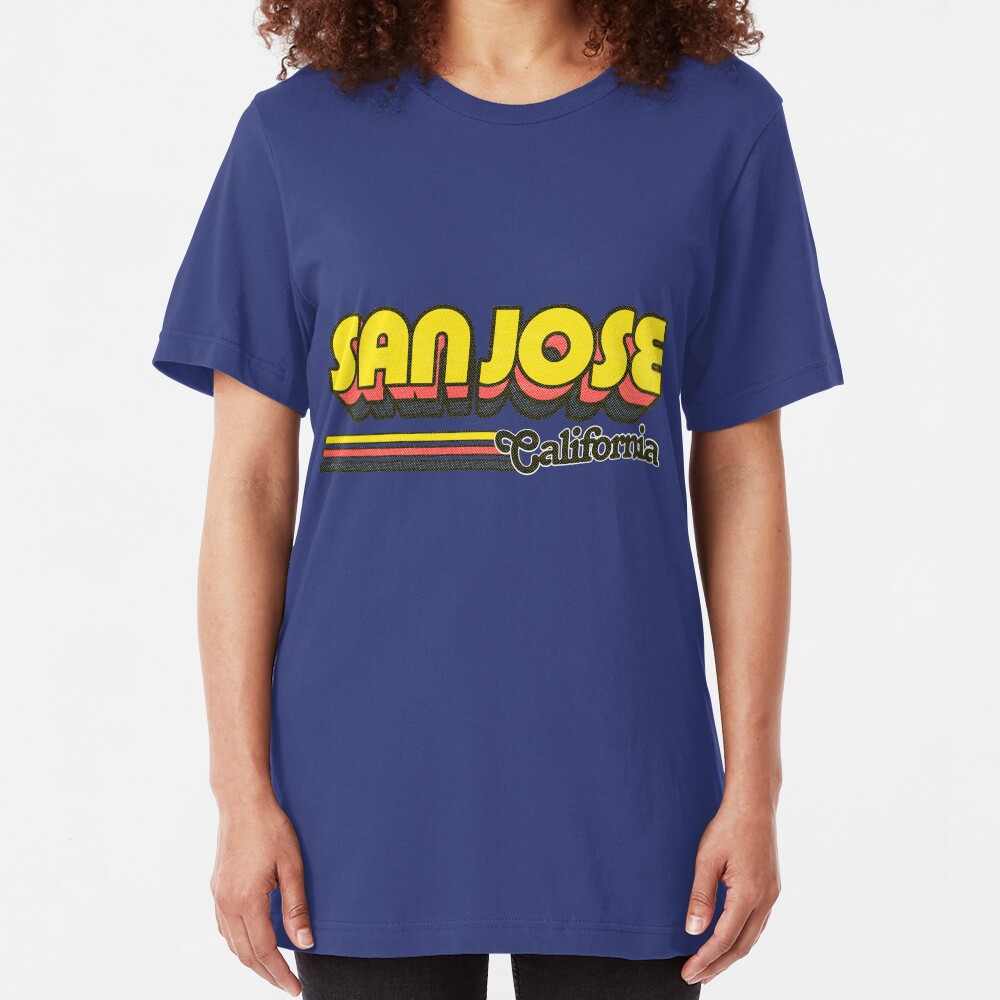 San Jose, CA | City Stripes Slim Fit T-Shirt
