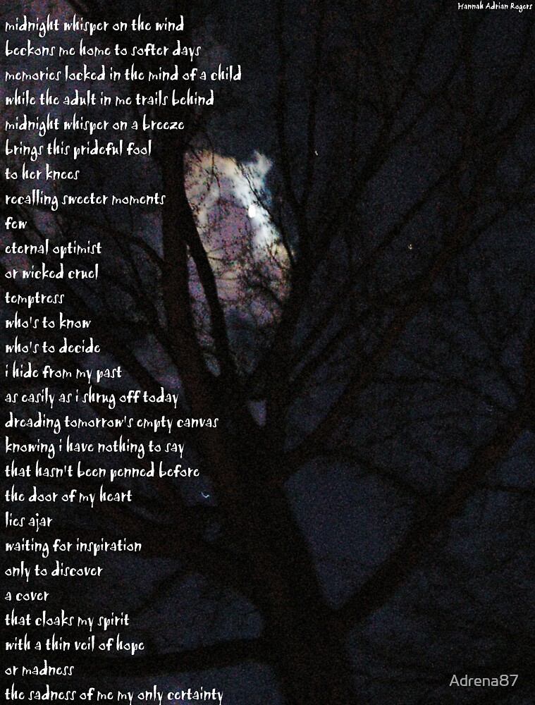 Midnight Whisper (poem) by Adrena87