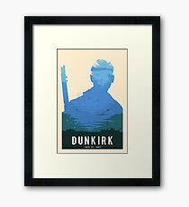The Battle of Dunkirk Green Framed Print