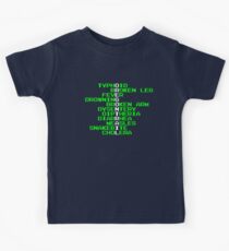 Oregon Trail - Ways to Die in the West Kids Tee