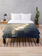 phases Throw Blanket