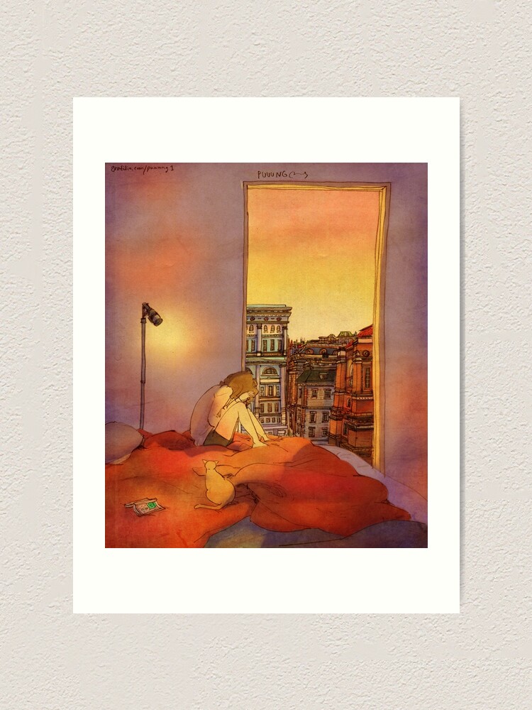 Alternate view of A day when nothing can cheer me up Art Print