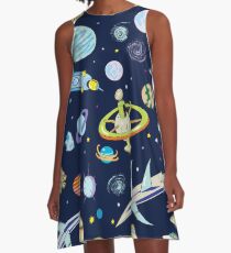 Vestido acampanado Aventura espacial