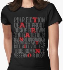 QUENTIN TARANTINO MOVIES VINTAGE GRUNGE STYLE Women's Fitted T-Shirt