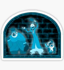 Hitchhiking Aliens Sticker