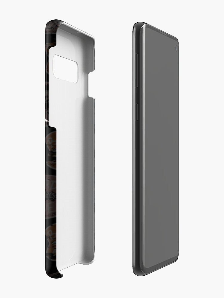 Alternate view of Distressed Fishbone Cover (Dark) Case & Skin for Samsung Galaxy