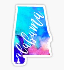 Alabama - Watercolor Sticker