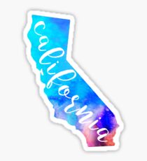 California - Watercolor Sticker