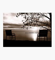 Sepia Sunset Photographic Print