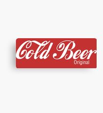Cold Beer Canvas Print