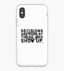 Entscheidungen werden getroffen ... Der Westflügel iPhone-Hülle & Cover