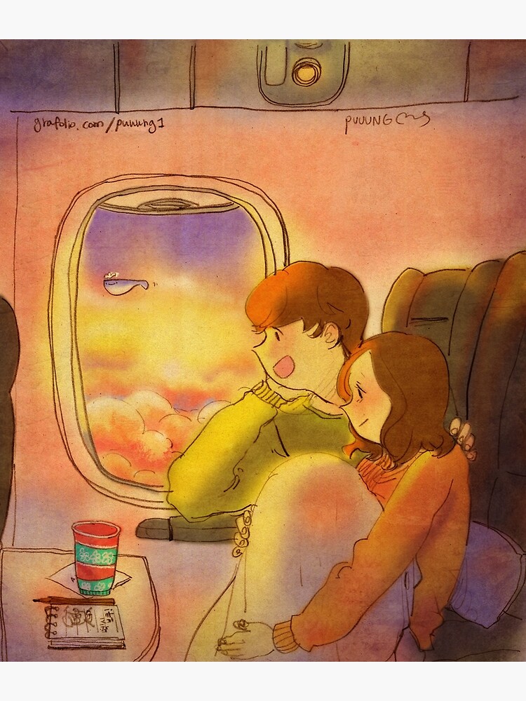 In the plane by puuung1