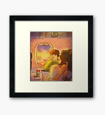 In the plane Framed Print