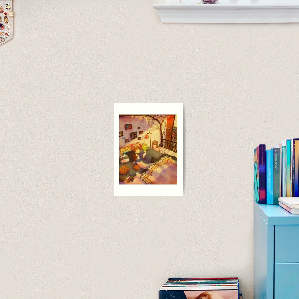 Afternoon nap Art Print