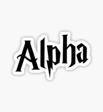 Alpha Sticker