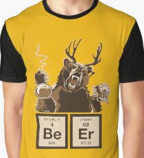 Chemistry bear discovered beer Graphic T-Shirt
