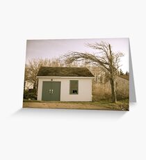 Wind Blown - Antique Greeting Card