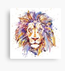 Lion Head Metal Print