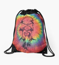 Catcher of the Vivid Nights | Tie Dye Drawstring Bag