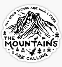 Mountains are Calling Sticker