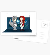 Red Riding Hood Freya Postcards