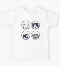 Camiseta para niños CatStronauts-Team Heads!