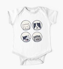 Katzen-Astronauten-Team Heads! Baby Body Kurzarm