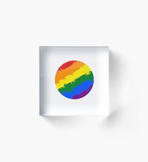 Come Out Come Out Art Design Acrylic Block