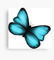Life is Strange Blue Butterfly Canvas Print