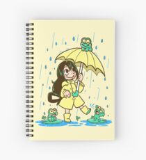 Best Frog Girl Spiral Notebook