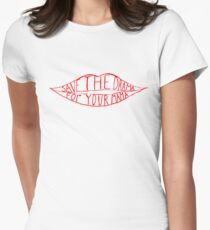 Save the drama for your mama Women's Fitted T-Shirt