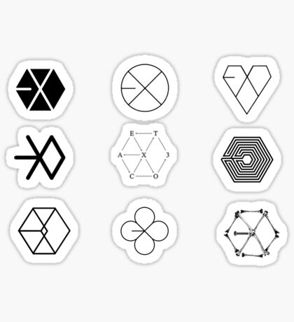 exo stickers redbubble