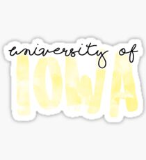 University of Iowa Sticker