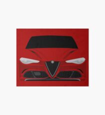 Red Italian Stallion Art Board