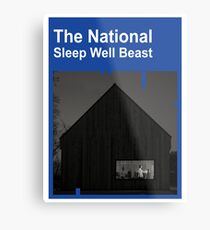 Lámina metálica The National - Sleep Well Beast
