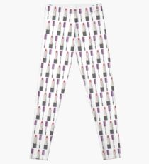 Lipstick and Mascara Leggings