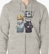 Badcc und Asimo Hoodie mit Reißverschluss
