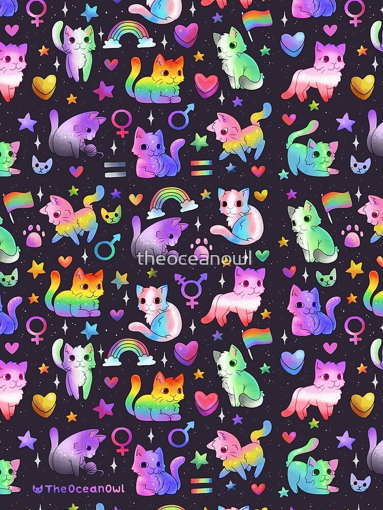 « Chats de fierté » par theoceanowl