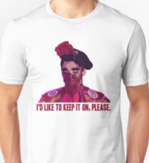 Valentina Mask "I'd like to keep it on, please" Unisex T-Shirt