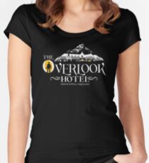 The Shining - Overlook Hotel Yellow lights Women's Fitted Scoop T-Shirt