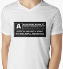 Weaponized Autism V-Neck T-Shirt