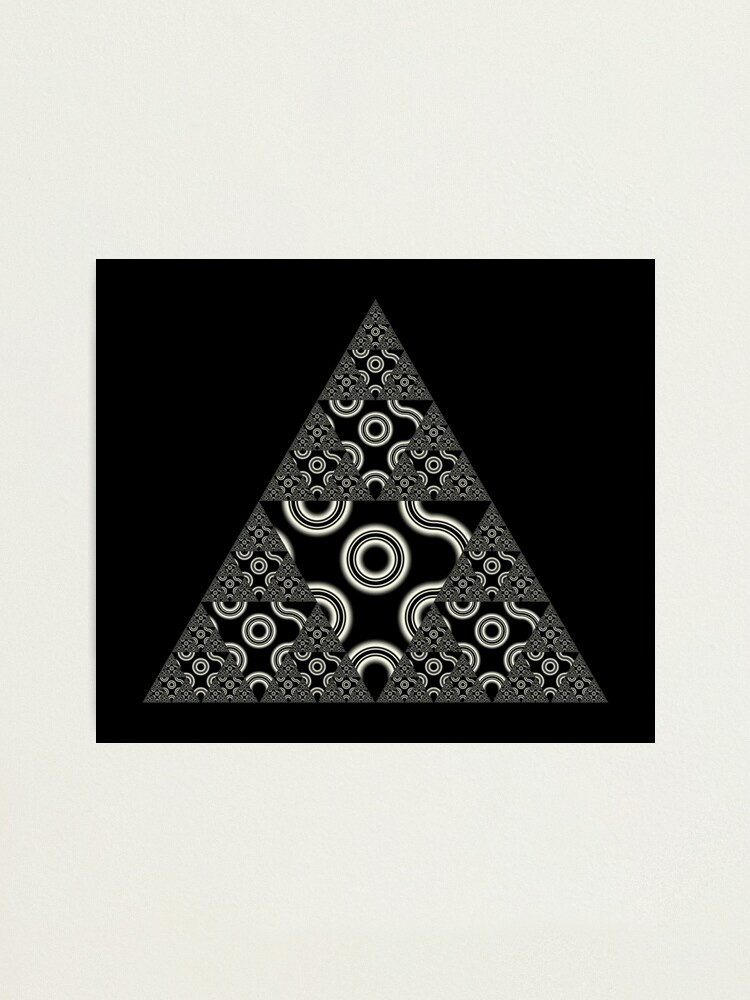 Alternate view of Sierpinski IV Photographic Print