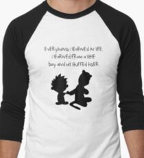 Hobbes Friendly Quotes Men's Baseball ¾ T-Shirt