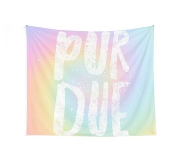 Purdue - Tye Dye Wall Tapestry