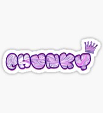 Chunky Design Sticker