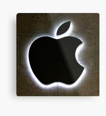 Apple Store Logo Metallbild