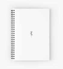 aesthetic rose Spiral Notebook