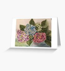 hydrangeas Greeting Card